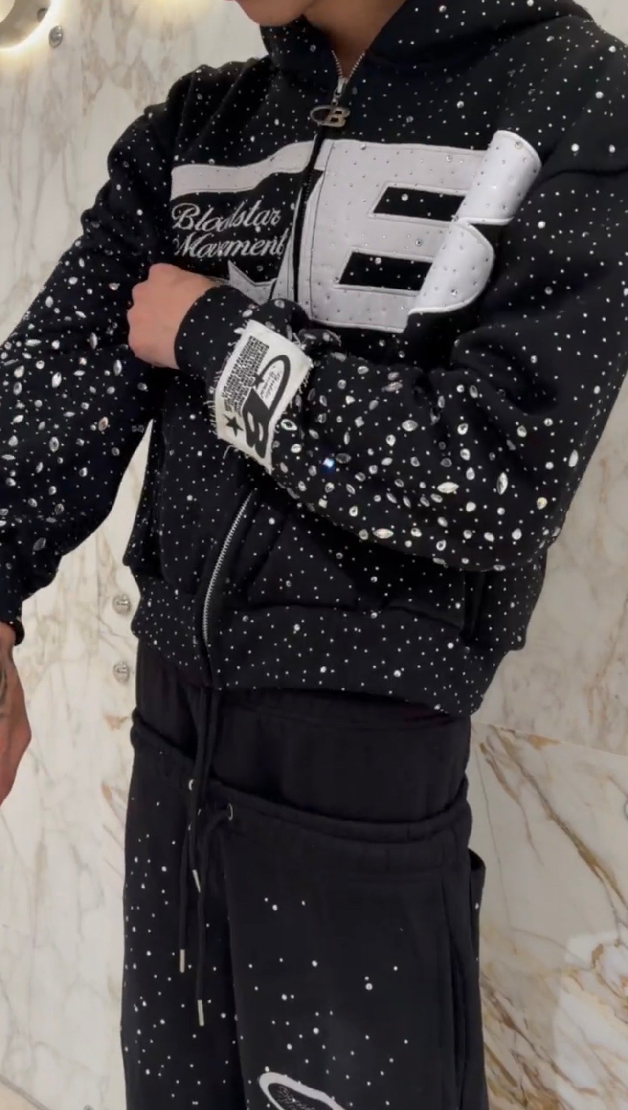 Constellation Zip Up Hoodie