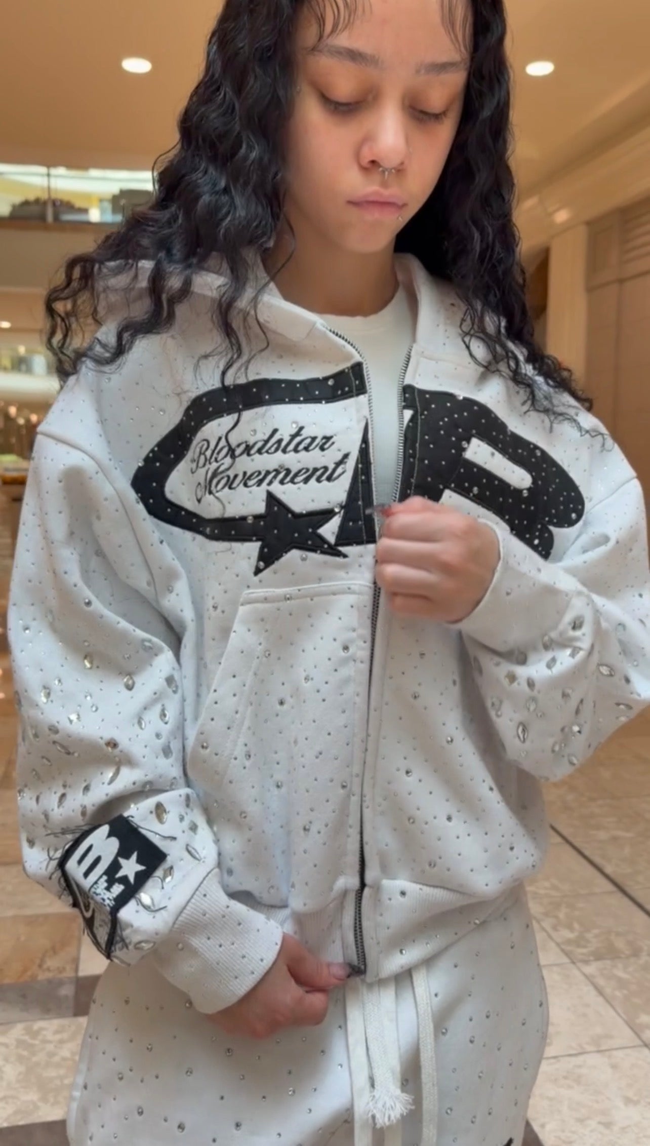 Constellation Zip Up Hoodie