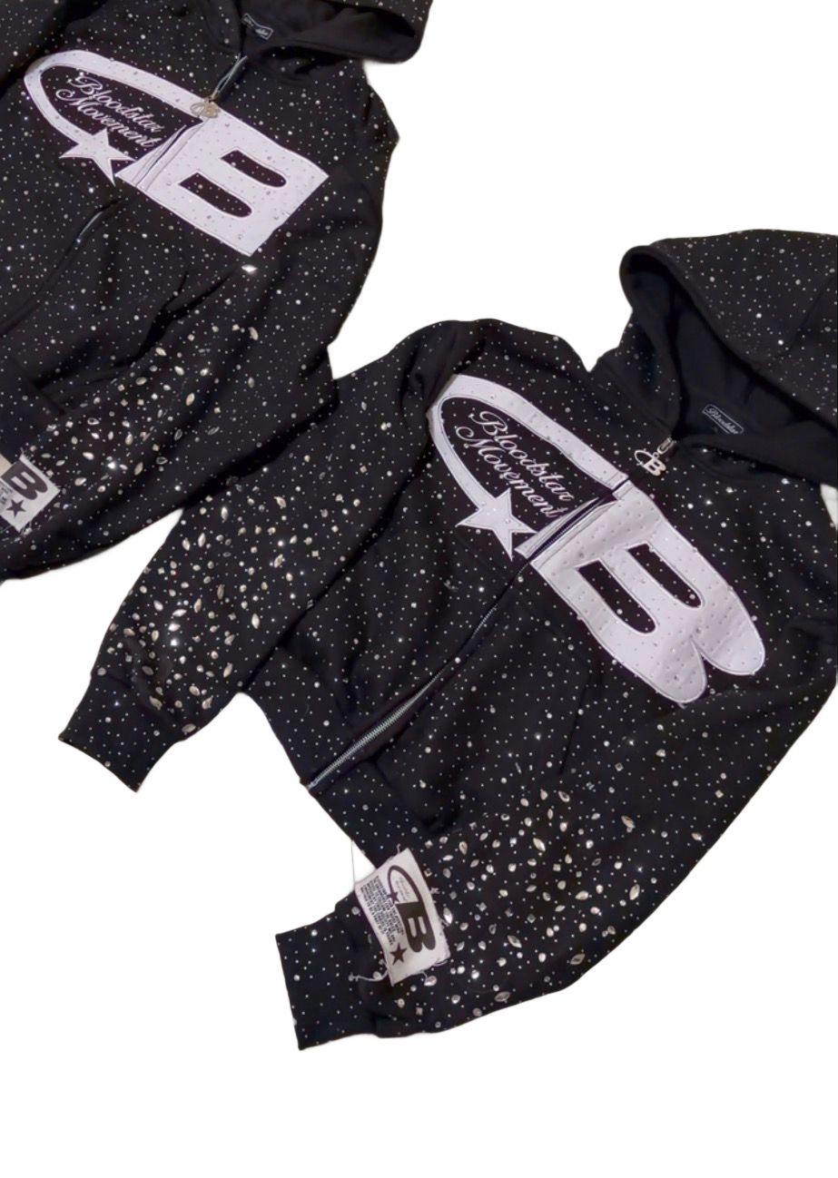 Bloodstar Constellation zip up hoodie
